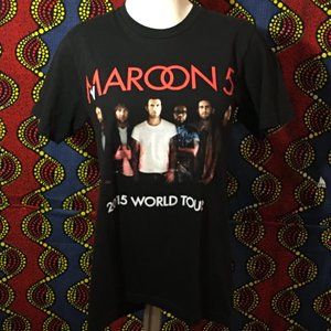 Maroon 5 - World Tour 2015 - T-shirt - Black - S